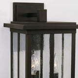 Capital Lighting Barrett 3 Light Outdoor Wall Lantern - Medium - Oiled Bronze 943832OZ Coastal Lighting