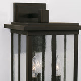 Capital Lighting Barrett 3 Light Outdoor Wall Lantern - Medium - Oiled Bronze 943832OZ Coastal Lighting