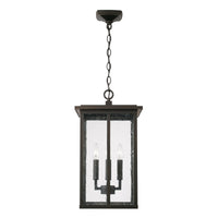 Capital Lighting Barrett 4 Light Outdoor Pendant - Oiled Bronze 943844OZ Coastal Lighting