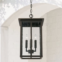 Capital Lighting Barrett 4 Light Outdoor Pendant - Oiled Bronze 943844OZ Coastal Lighting