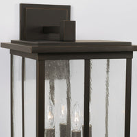 Capital Lighting Barrett 4 Light Outdoor Wall Lantern - Large - Oiled Bronze 943843OZ Coastal Lighting