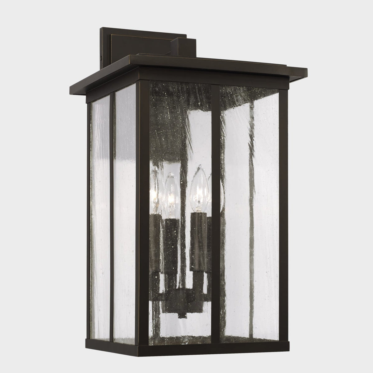 Capital Lighting Barrett 4 Light Outdoor Wall Lantern - Large - Oiled Bronze 943843OZ Coastal Lighting