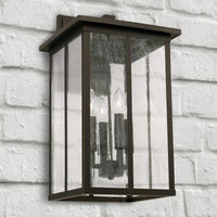 Capital Lighting Barrett 4 Light Outdoor Wall Lantern - Large - Oiled Bronze 943843OZ Coastal Lighting