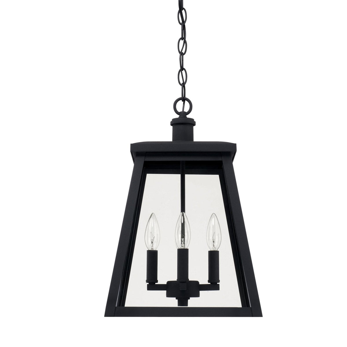 Capital Lighting Four Light Outdoor Hanging Lantern 926842BK Coastal Lighting