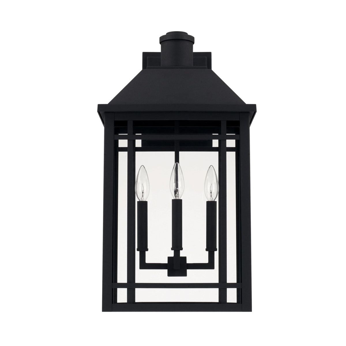 Capital Lighting Three Light Outdoor Wall Lantern 927131BK Coastal Lighting