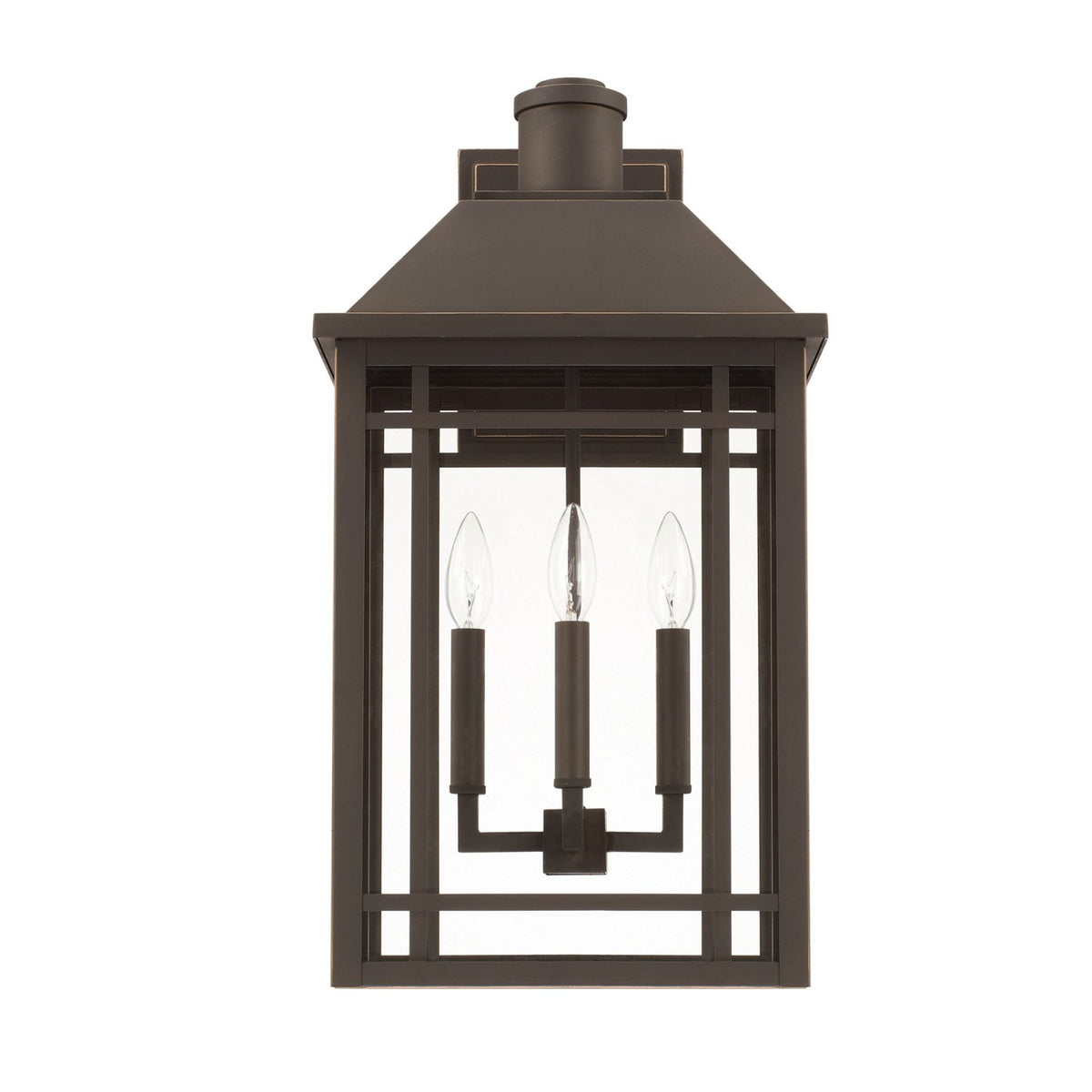 Capital Lighting Three Light Outdoor Wall Lantern 927131OZ Coastal Lighting