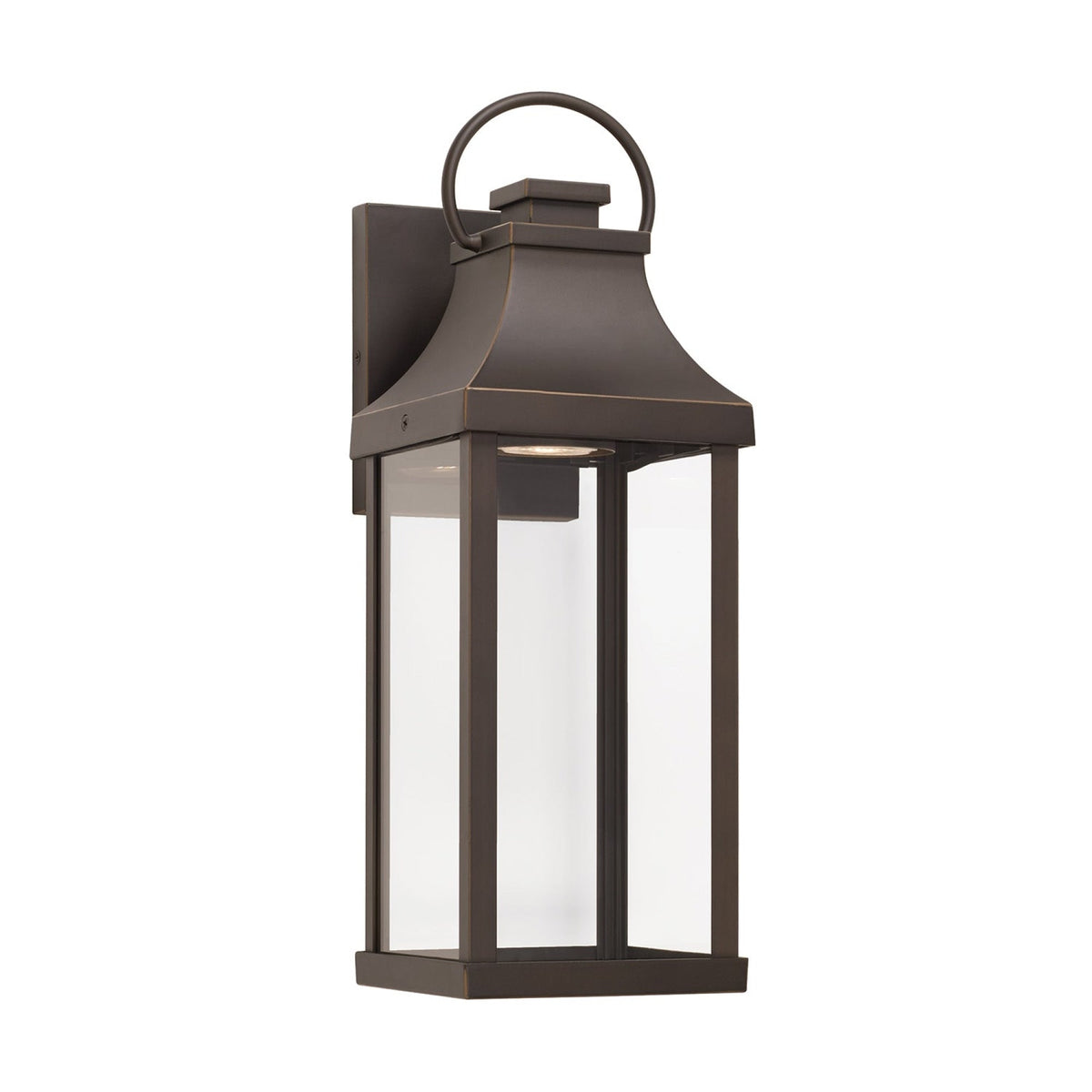 Capital Lighting Bradford 1 Light Night Sky Wall Lantern - 17.25 Oiled Bronze 946411OZ-GL Coastal Lighting