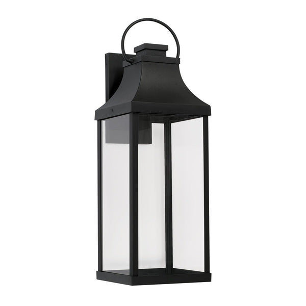 Coastal Lighting Bradford - 1 Light Outdoor Wall Lantern 946441BK-GL Coastal Lighting