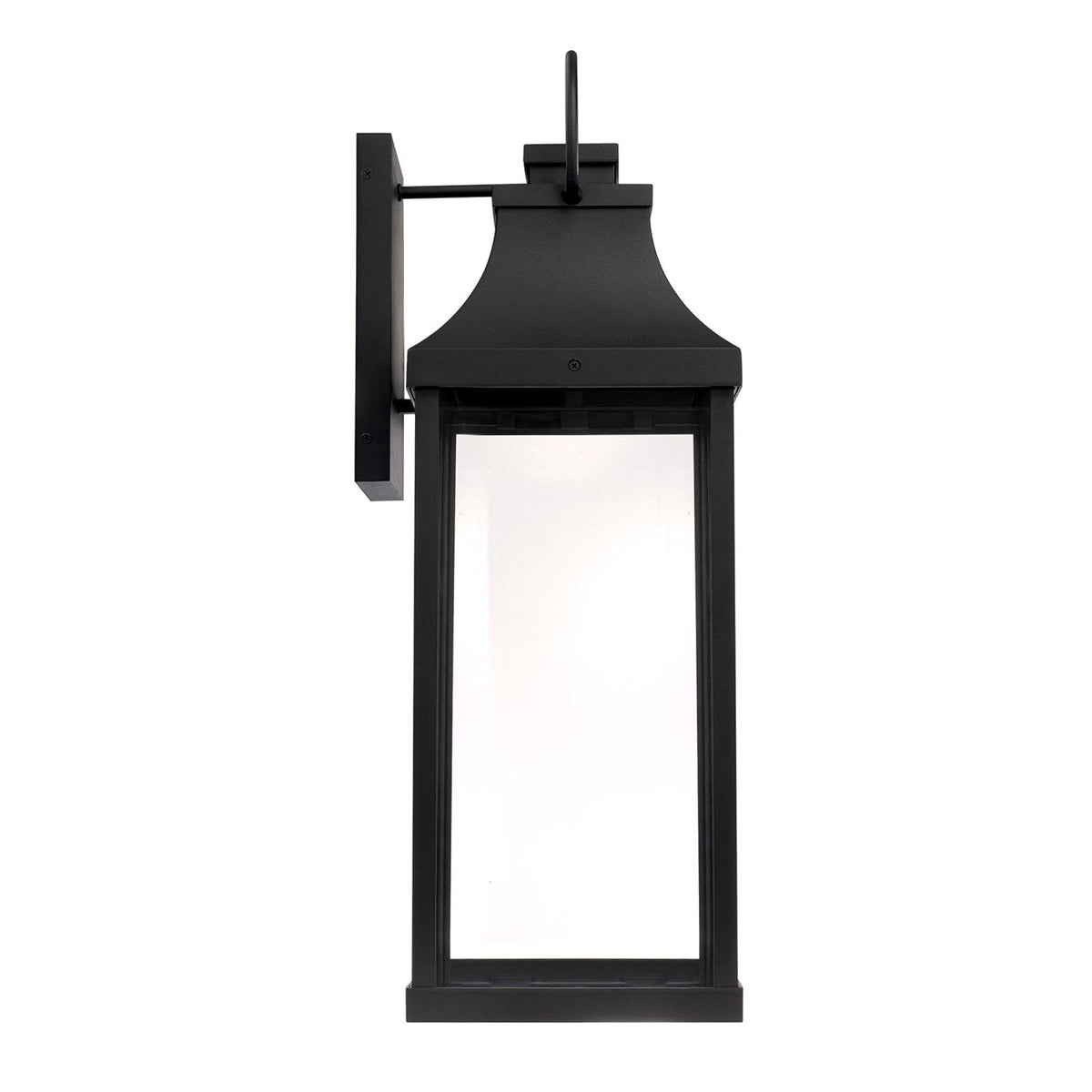 Capital Lighting Bradford 1 Light Night Sky Wall Lantern - 27 Black 946441BK-GL Coastal Lighting