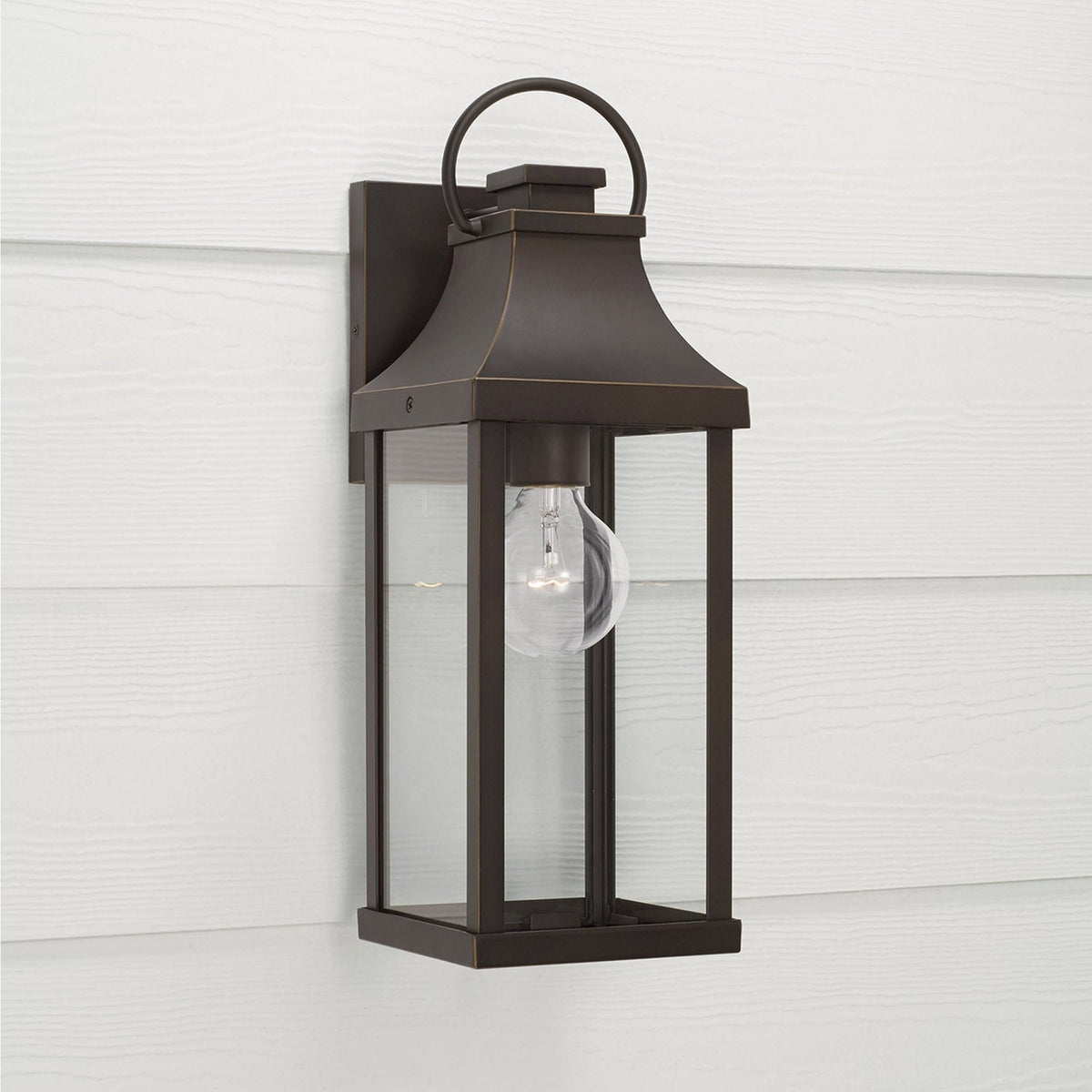 Capital Lighting Bradford 1 Light Wall Lantern - 17.25 Oiled Bronze 946411OZ Coastal Lighting