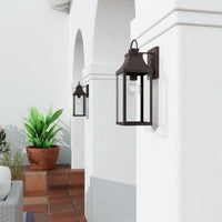 Capital Lighting Bradford 1 Light Wall Lantern - 17.25 Oiled Bronze 946411OZ Coastal Lighting