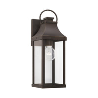 Capital Lighting Bradford 1 Light Wall Lantern - 17.25 Oiled Bronze 946411OZ Coastal Lighting