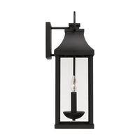 Capital Lighting Bradford 2 Light Wall Lantern - 20.75 Black 946421BK Coastal Lighting