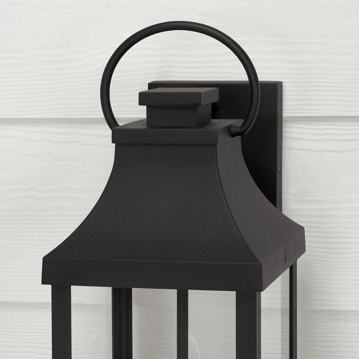 Capital Lighting Bradford 2 Light Wall Lantern - 20.75 Black 946421BK Coastal Lighting