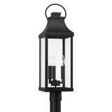 Capital Lighting Bradford 3 Light Post Lantern - Black 946432BK Coastal Lighting