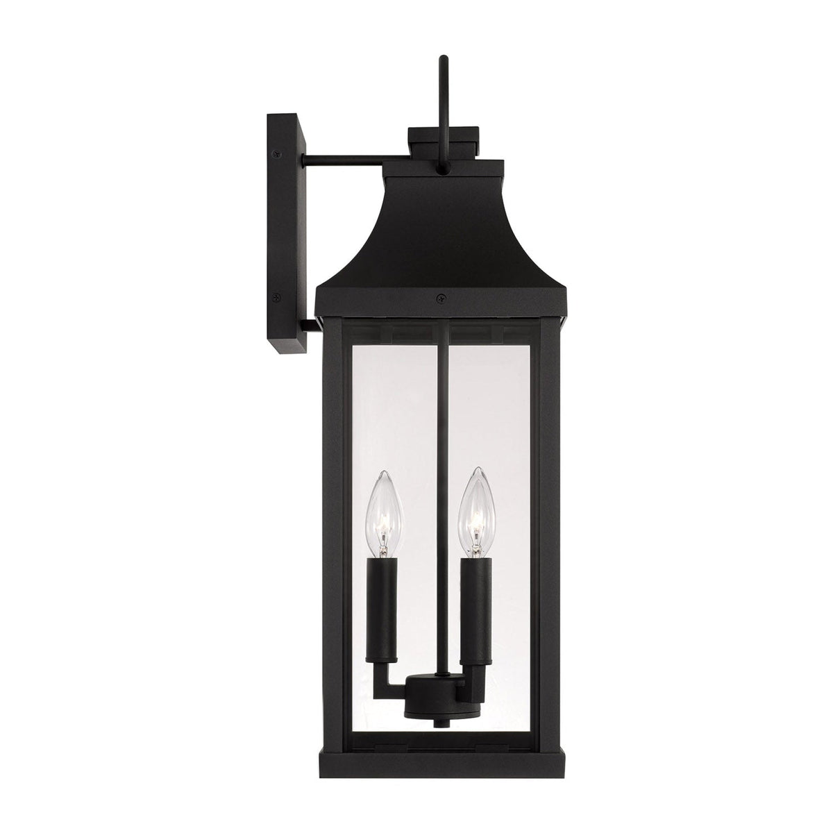 Capital Lighting Bradford 3 Light Wall Lantern - 24 Black 946431BK Coastal Lighting