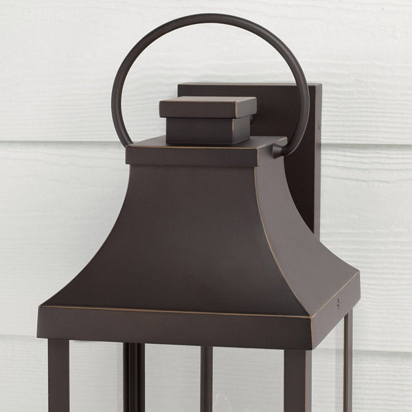 Capital Lighting Bradford 3 Light Wall Lantern - 24 Oiled Bronze 946431OZ Coastal Lighting