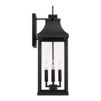 Capital Lighting Bradford 4 Light Wall Lantern - 27 Black 946441BK Coastal Lighting