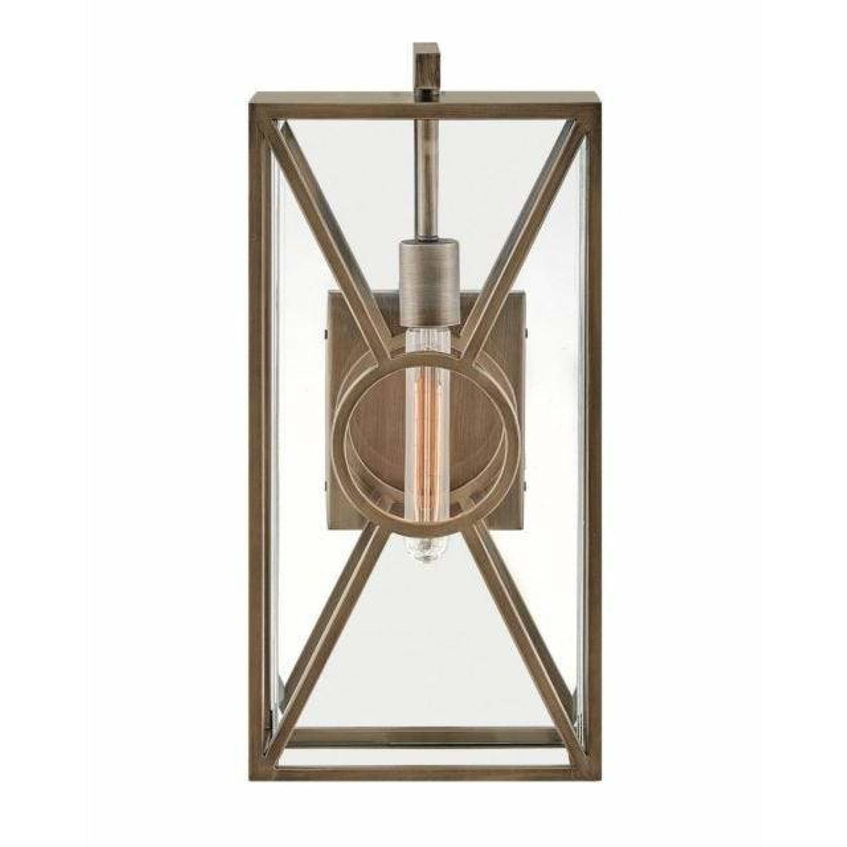 Hinkley Brixton Coastal Elements Wall Mount Lantern - Medium 18374BK Coastal Lighting