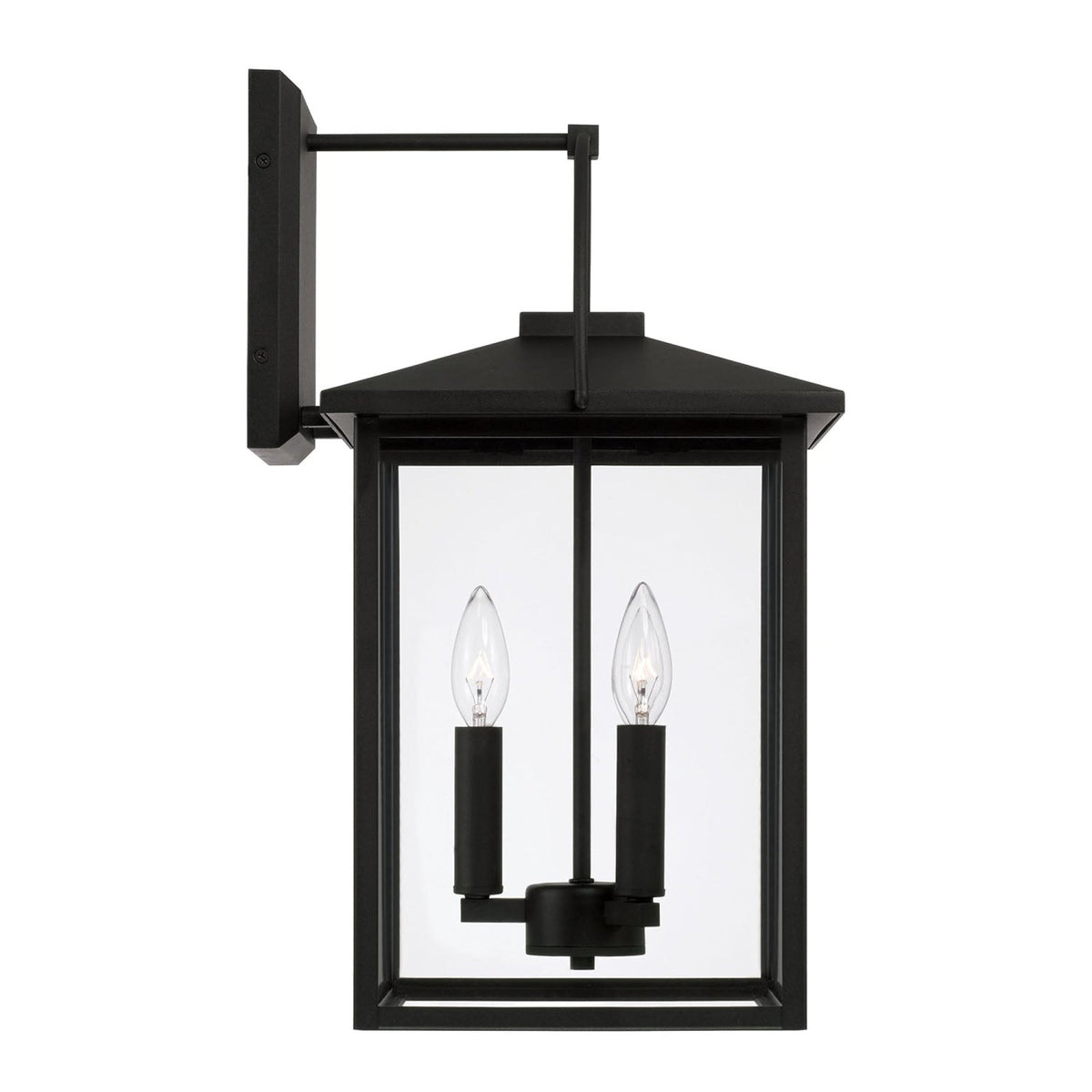 Capital Lighting Bryson - 11.5 Coastal Outdoor Wall Lantern 948031BK Coastal Lighting