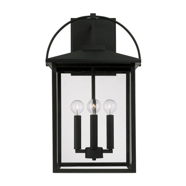 Capital Lighting Bryson - 13.25 Coastal Outdoor Wall Lantern 948041BK Coastal Lighting