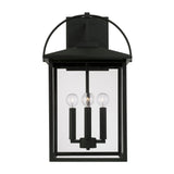 Capital Lighting Bryson - 13.25 Coastal Outdoor Wall Lantern 948041BK Coastal Lighting