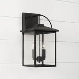 Capital Lighting Bryson - 9.5 Coastal Outdoor Wall Lantern 948021BK Coastal Lighting