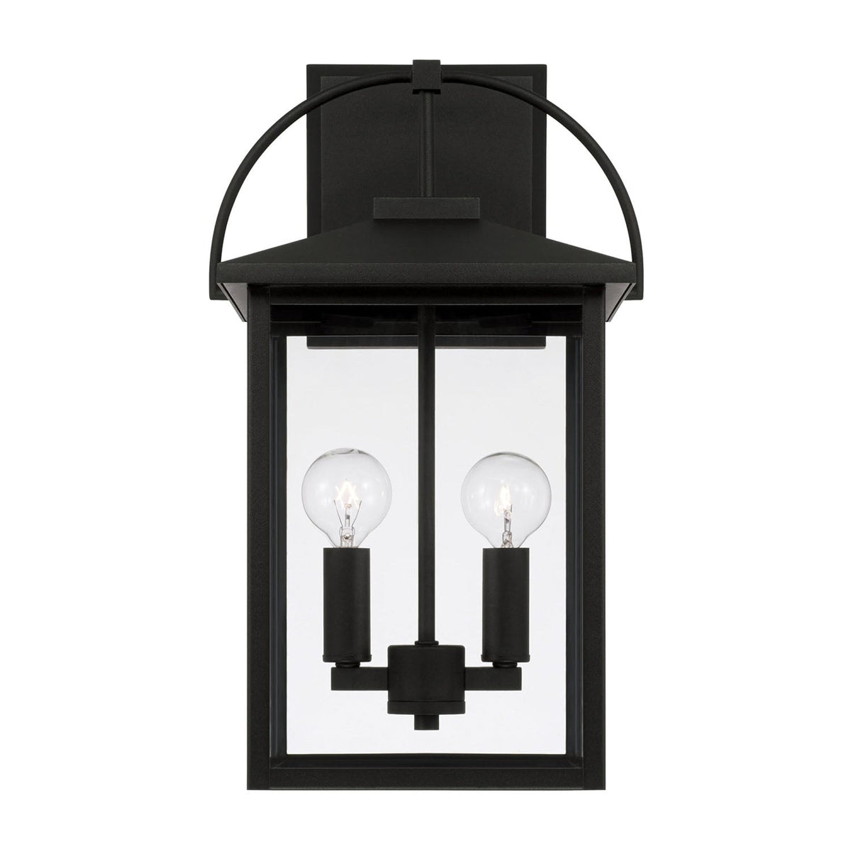 Capital Lighting Bryson - 9.5 Coastal Outdoor Wall Lantern 948021BK Coastal Lighting