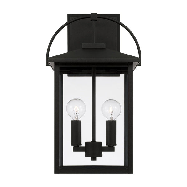 Capital Lighting Bryson - 9.5 Coastal Outdoor Wall Lantern 948021BK Coastal Lighting