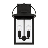Capital Lighting Bryson - 9.5 Coastal Outdoor Wall Lantern 948021BK Coastal Lighting