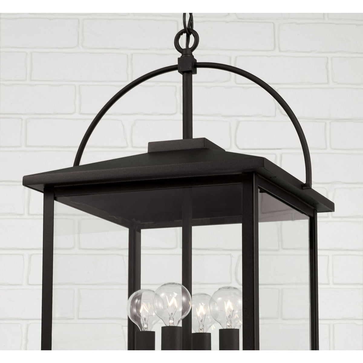 Capital Lighting Bryson - Coastal Outdoor Hanging Lantern 948042BK Coastal Lighting