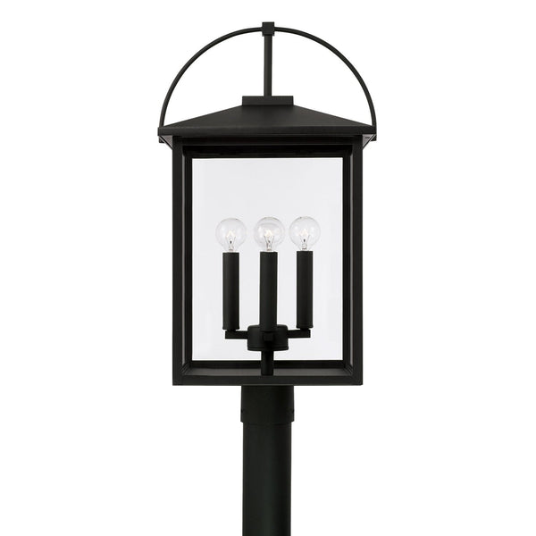 Capital Lighting Bryson - Coastal Outdoor Post Lantern 948043BK Coastal Lighting