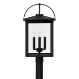 Capital Lighting Bryson - Coastal Outdoor Post Lantern 948043BK Coastal Lighting