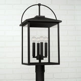 Capital Lighting Bryson - Coastal Outdoor Post Lantern 948043BK Coastal Lighting
