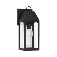 Coastal Lighting Burton - 1 Light Outdoor Wall Lantern 946311BK Coastal Lighting