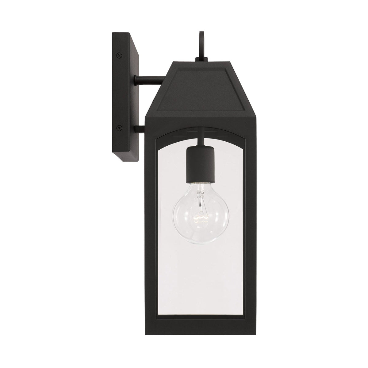 Capital Lighting Burton Coastal Outdoor Wall Lantern - 16.75 946311BK Coastal Lighting