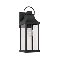 Capital Lighting Burton Coastal Outdoor Wall Lantern - 16.75 946311BK Coastal Lighting