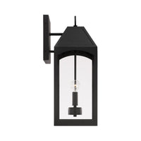 Capital Lighting Burton - Coastal Outdoor Wall Lantern - 20.5 946321BK Coastal Lighting