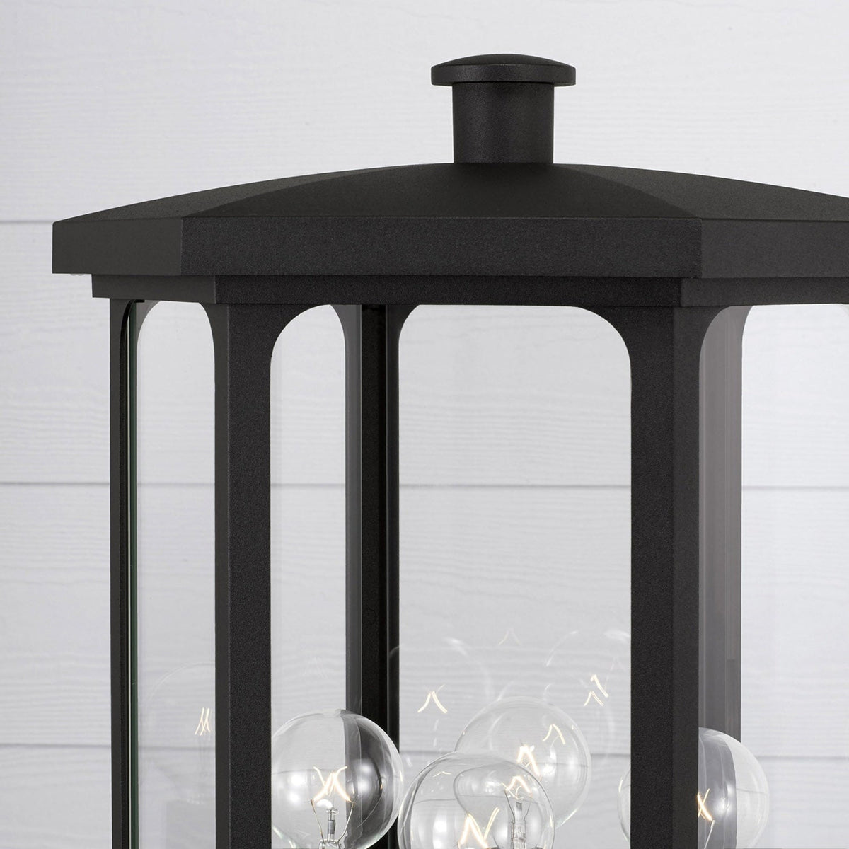 Capital Lighting Charleston Coastal Outdoor Post Lantern - Black 946643BK Coastal Lighting