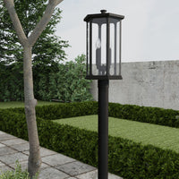 Capital Lighting Charleston Coastal Outdoor Post Lantern - Black 946643BK Coastal Lighting