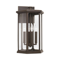 Capital Lighting Charleston Coastal Outdoor Wall Lantern - Large 20 - Oiled Bronze 946641OZ Coastal Lighting