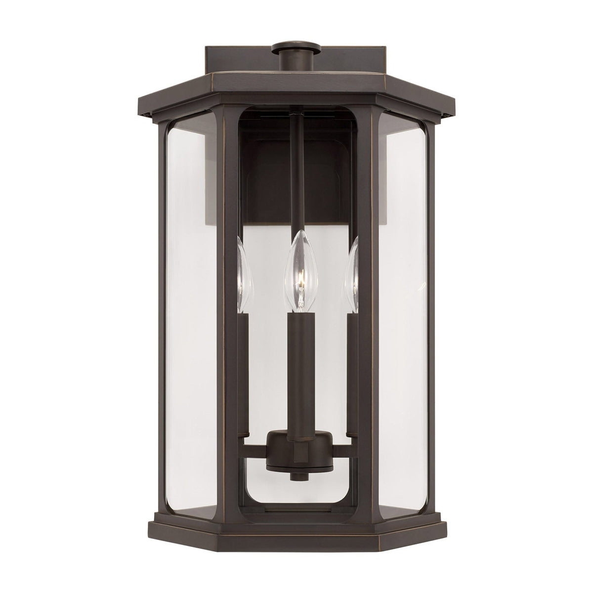 Capital Lighting Charleston Coastal Outdoor Wall Lantern - Large 20 - Oiled Bronze 946641OZ Coastal Lighting