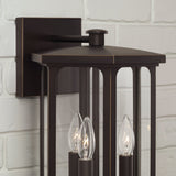 Capital Lighting Charleston Coastal Outdoor Wall Lantern - Medium 16 - Oiled Bronze 946631OZ Coastal Lighting