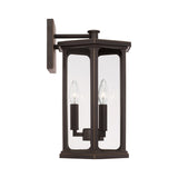 Capital Lighting Charleston Coastal Outdoor Wall Lantern - Medium 16 - Oiled Bronze 946631OZ Coastal Lighting