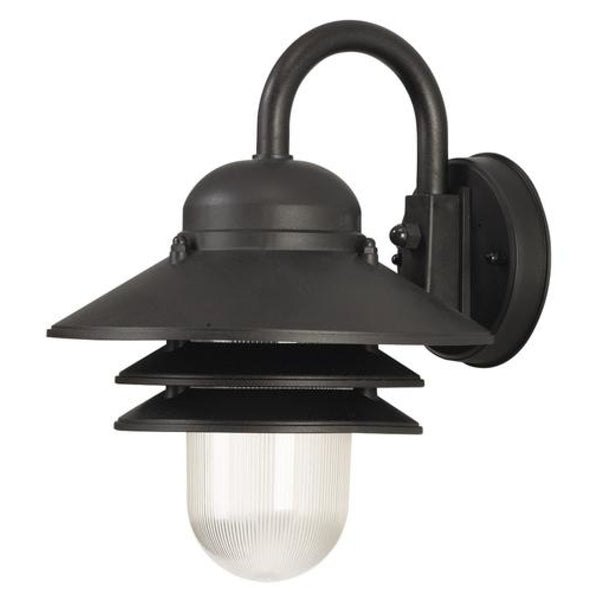 Wave Classic Nautical Non-Corrosive Wall Mount - Black 5239S75VCBK Coastal Lighting