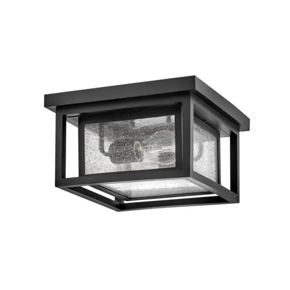 Hinkley Clearwater Coastal Outdoor Flush Mount - Black 741003BK Coastal Lighting