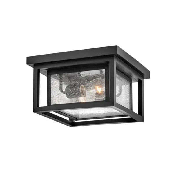 Hinkley Clearwater Coastal Outdoor Flush Mount - Black 741003BK Coastal Lighting