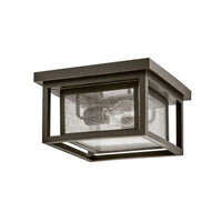 Hinkley Clearwater Coastal Outdoor Flush Mount - Oil Rubbed Bronze 741003OZ Coastal Lighting