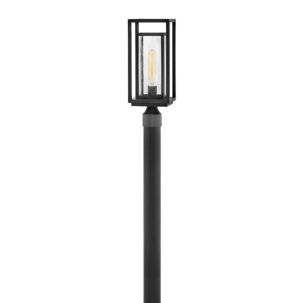 Hinkley Republic Coastal Elements Outdoor - Medium Post Top / Pier Mount 1001-BK Black Coastal Lighting