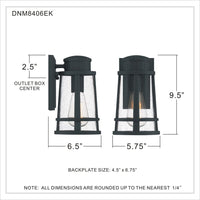 Dunham Coastal Outdoor Wall Lantern - Small 9.5"